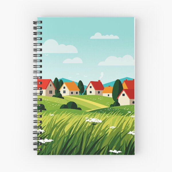 Item preview, Wind in the grass in a rural landscape designed and sold by Design4uStudio.