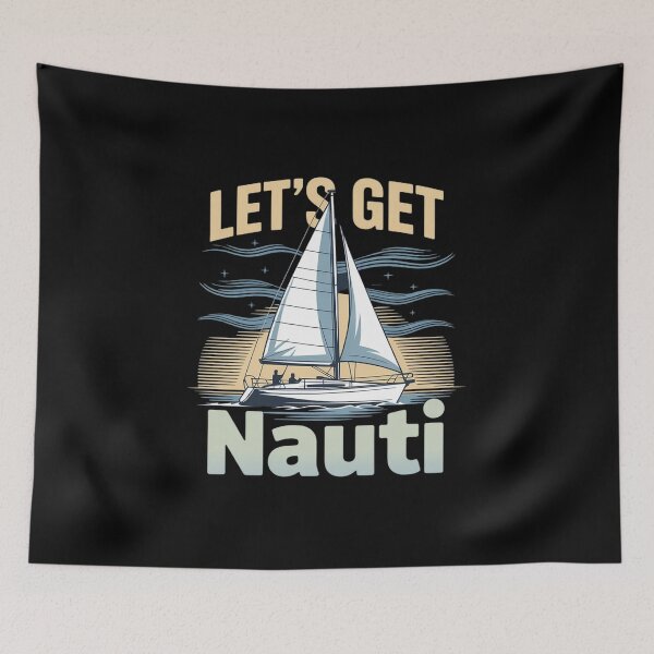 Item preview, Let's Get Nauti Funny Sailing Nautical Party designed and sold by LeeEvans222.