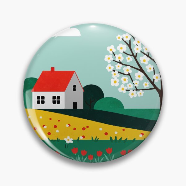 Item preview, A rural landscape in bloom designed and sold by Design4uStudio.