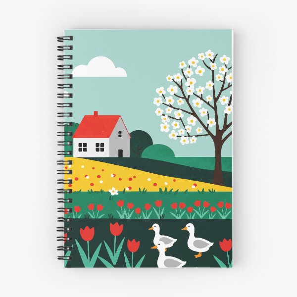 Item preview, A rural landscape in bloom designed and sold by Design4uStudio.