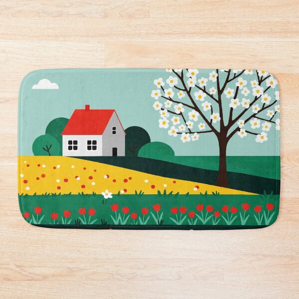 Item preview, A rural landscape in bloom designed and sold by Design4uStudio.