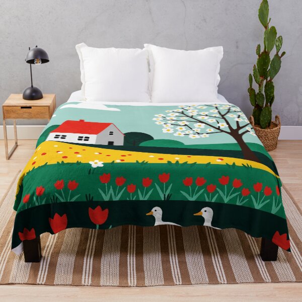 Item preview, A rural landscape in bloom designed and sold by Design4uStudio.