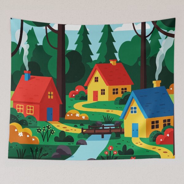 Item preview, Rural landscape designed and sold by Design4uStudio.