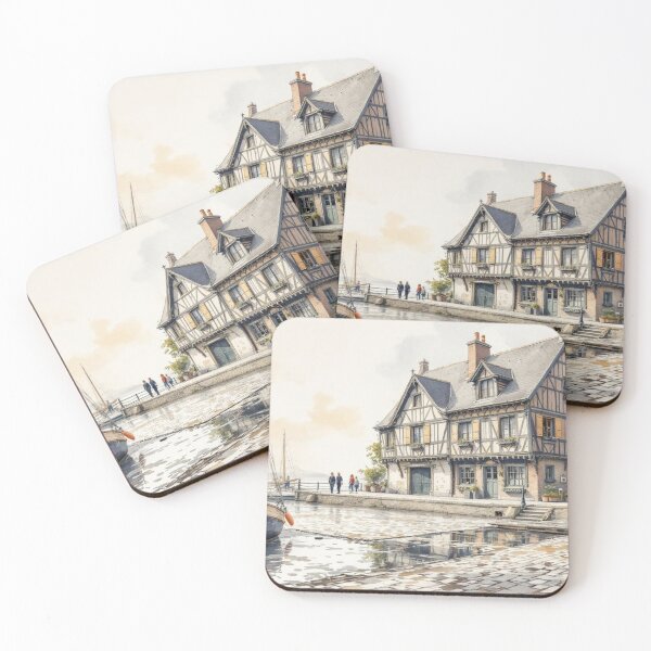 Item preview, Honfleur: house on the quay designed and sold by jefboutique6150.
