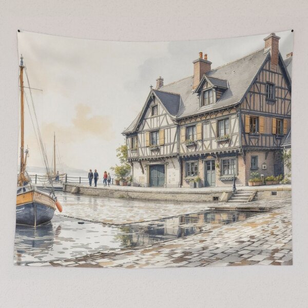 Item preview, Honfleur: house on the quay designed and sold by jefboutique6150.