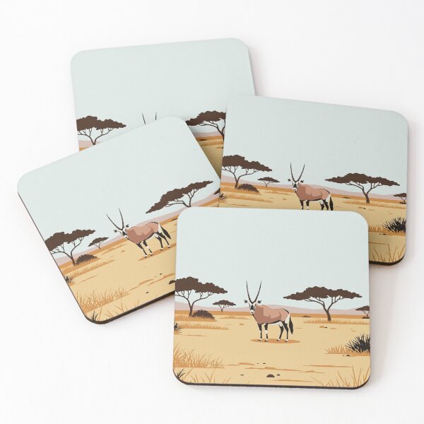 Item preview, Antelope in the African savannah designed and sold by Design4uStudio.