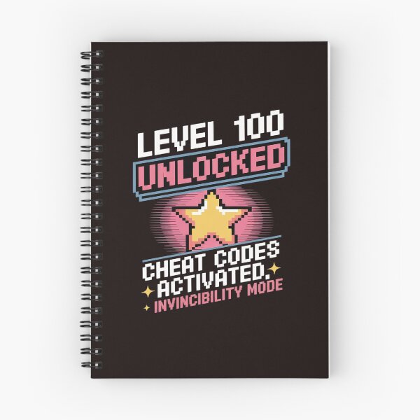 Item preview, Level 100 Unlocked - Cheat Codes Activated Gamer novelty designed and sold by LeeEvans222.