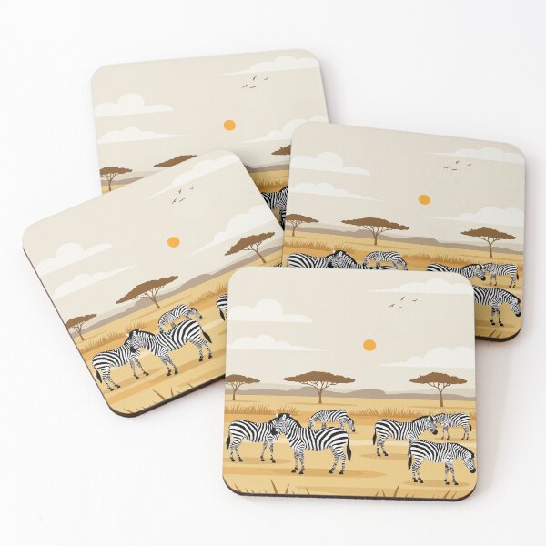 Item preview, Zebras in the savannah designed and sold by Design4uStudio.