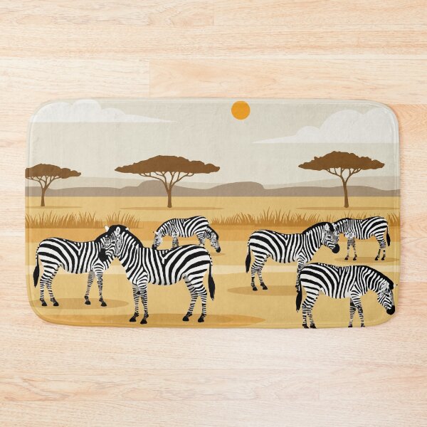 Item preview, Zebras in the savannah designed and sold by Design4uStudio.