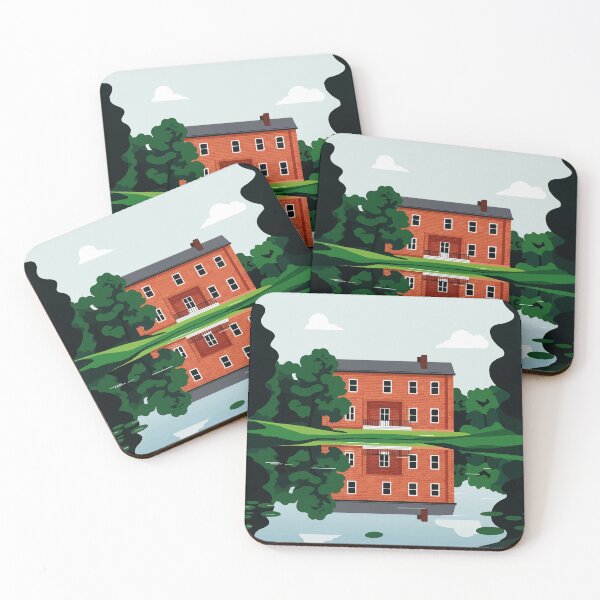 Item preview, House on the shore of a small lake designed and sold by Design4uStudio.