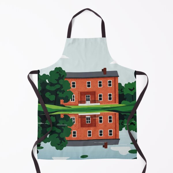 Item preview, House on the shore of a small lake designed and sold by Design4uStudio.