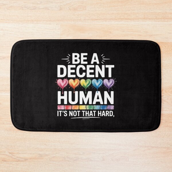 Item preview, LGBT Heart Be A Decent Human It's Not That Hard designed and sold by LeeEvans222.