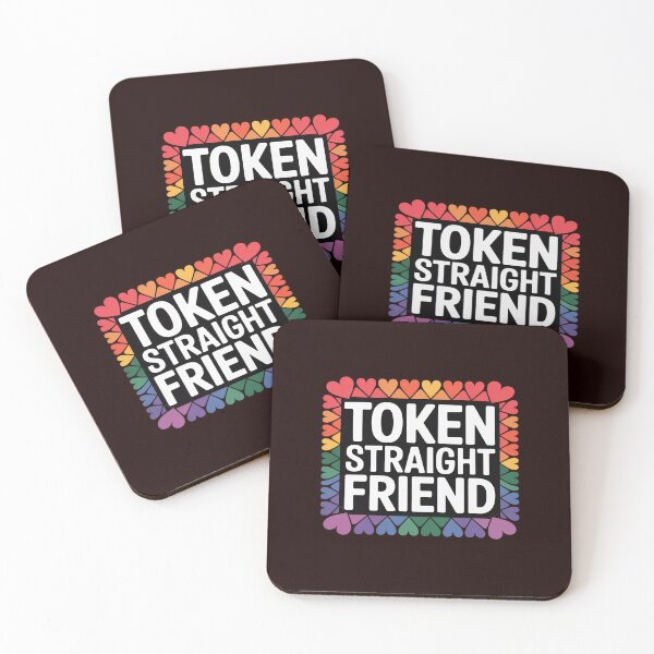 Item preview, LGBT Heart Token Straight Friend designed and sold by LeeEvans222.