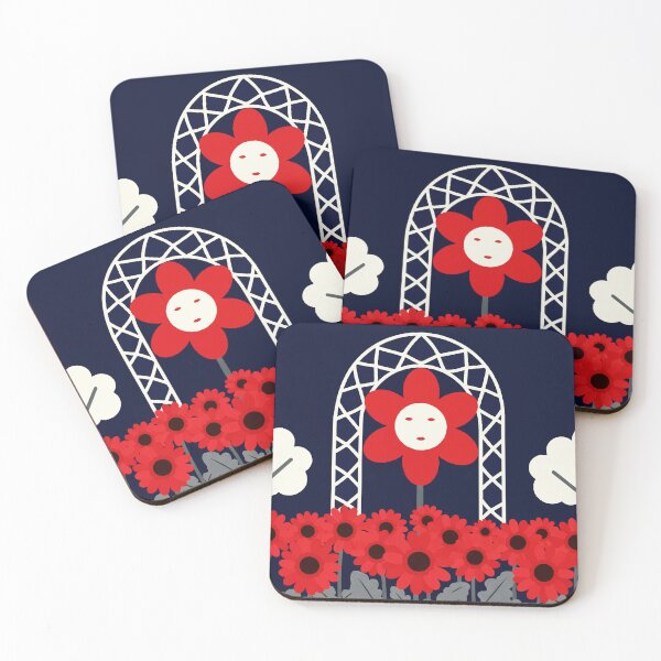 Item preview, Illustration of a night garden designed and sold by Design4uStudio.