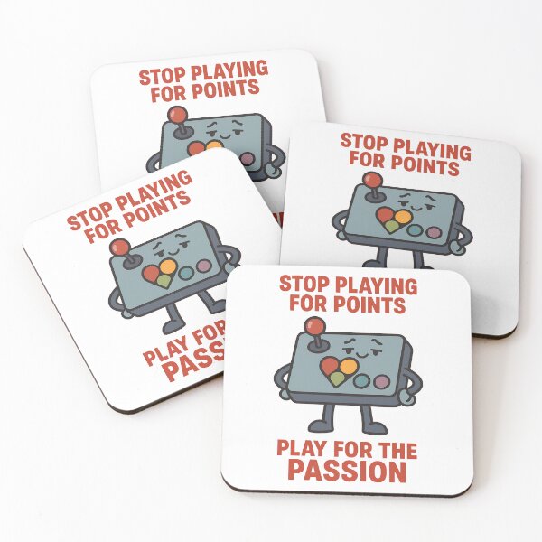 Item preview, Stop Playing for Points Play for the Passion Arcade Design designed and sold by TeeTimeTreasure.