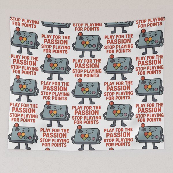 Item preview, Stop Playing for Points Play for the Passion Arcade Design designed and sold by TeeTimeTreasure.