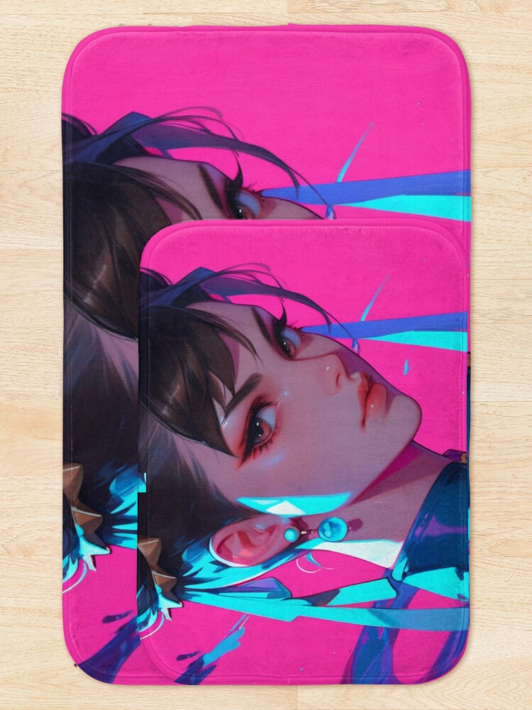 Thumbnail 5 of 6, Bath Mat, Chun Li 010 designed and sold by Raziel619.