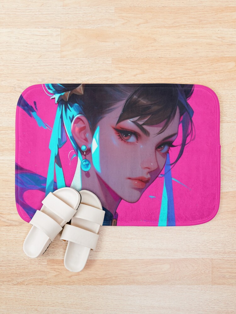 Thumbnail 1 of 6, Bath Mat, Chun Li 010 designed and sold by Raziel619.