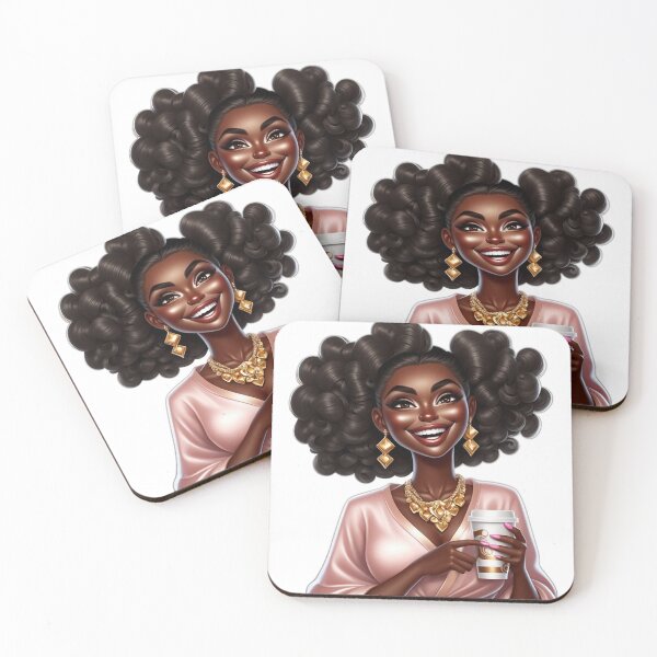 Item preview, Coffee, Curls & Pure Joy designed and sold by Lulunza.