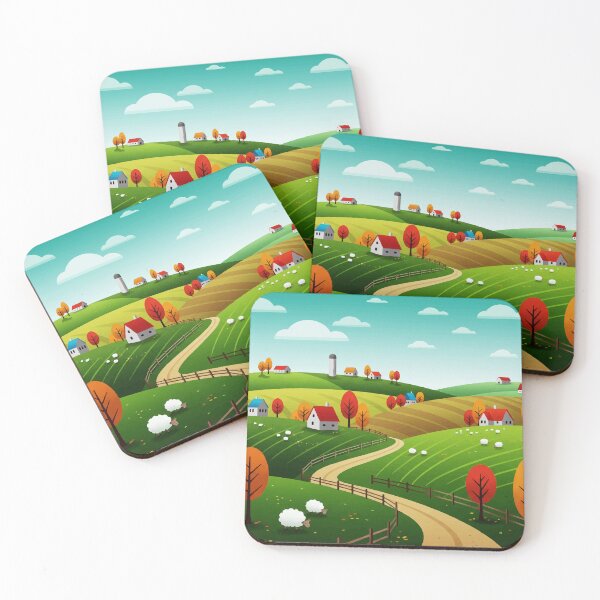 Item preview, Rural landscape designed and sold by Design4uStudio.