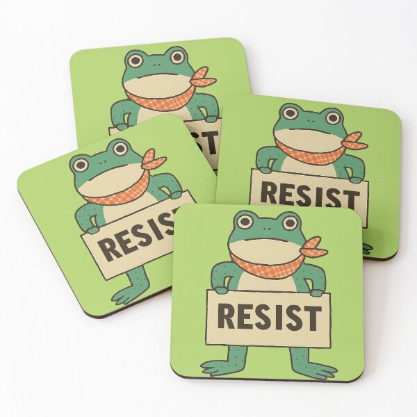 Item preview, Portland Frog Protest Resist designed and sold by xiao xuans.