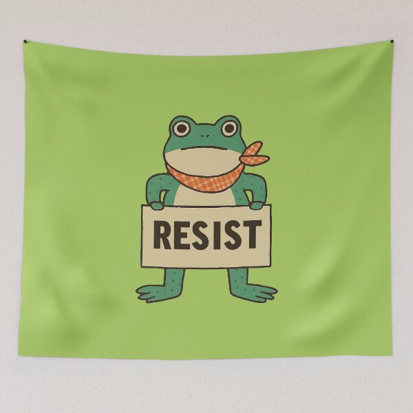 Item preview, Portland Frog Protest Resist designed and sold by xiao xuans.