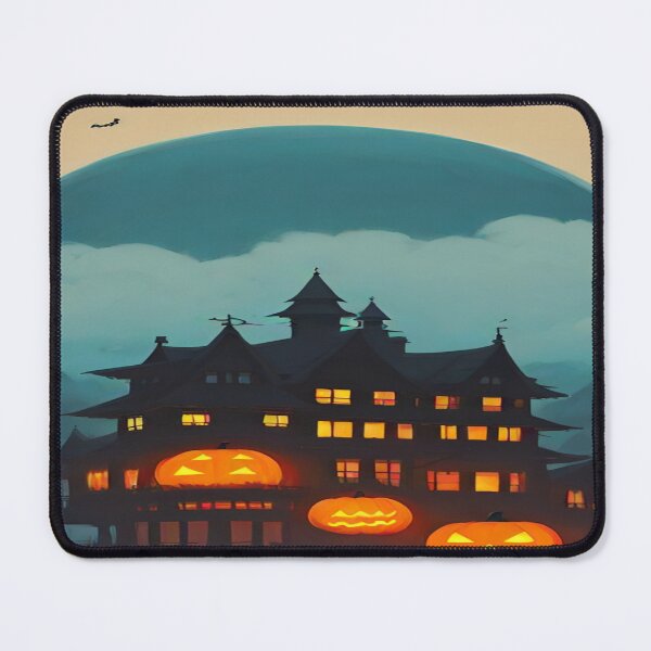 Item preview, Haunted Pumpkin Mansion – Halloween Night designed and sold by DreamistStore.