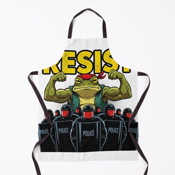 Item preview, Portland Frog Strong Resist - El poder de la protesta contra el antifascismo no es rey designed and sold by j-2k.