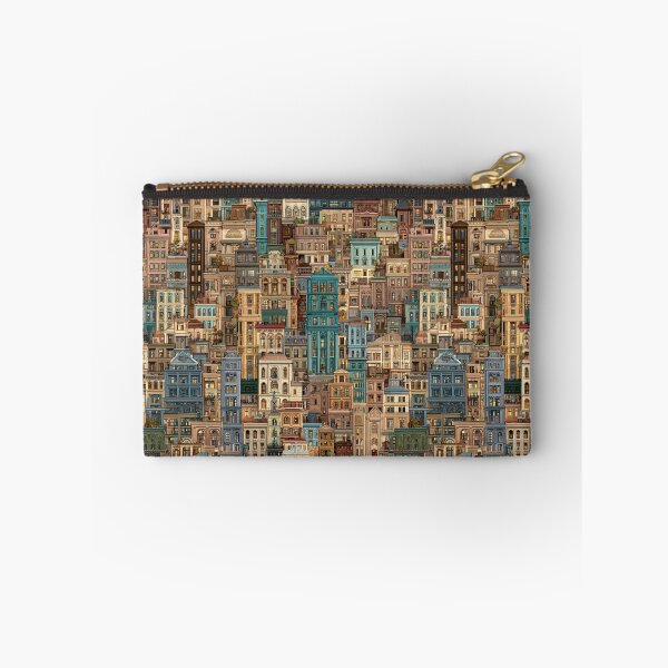 Item preview, "Seamless City Pattern – Vintage Architecture Design" designed and sold by casualnature.
