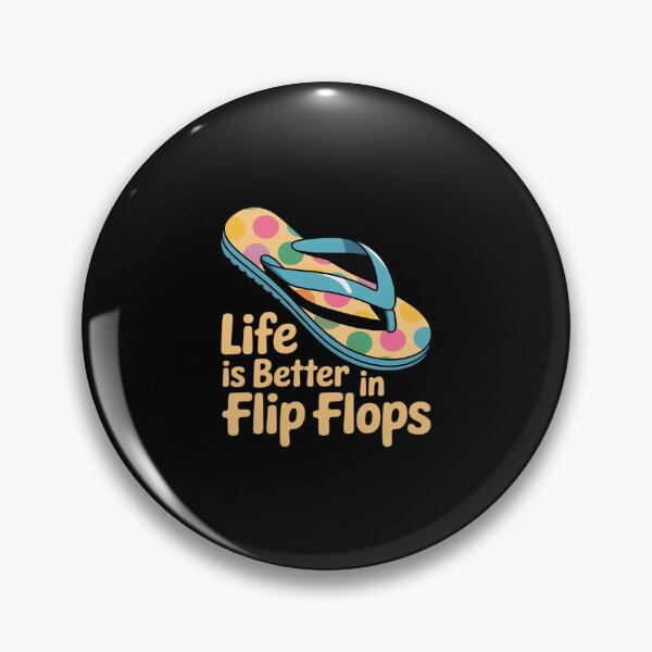 Item preview, Life Is Better in Flip Flops Fun Summer With a Flip Flops designed and sold by LeeEvans222.