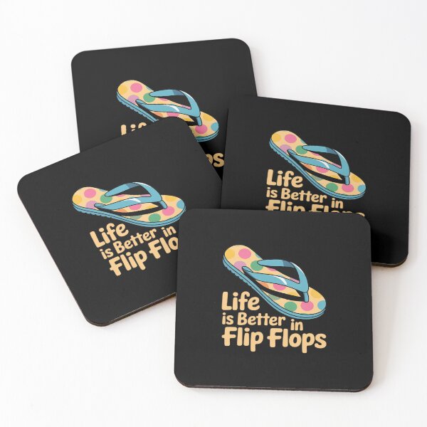 Item preview, Life Is Better in Flip Flops Fun Summer With a Flip Flops designed and sold by LeeEvans222.