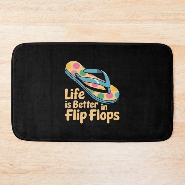 Item preview, Life Is Better in Flip Flops Fun Summer With a Flip Flops designed and sold by LeeEvans222.