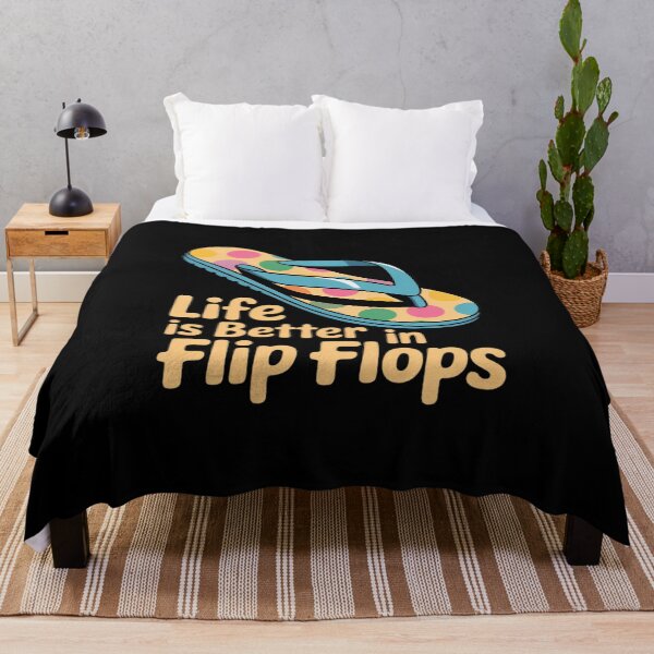 Item preview, Life Is Better in Flip Flops Fun Summer With a Flip Flops designed and sold by LeeEvans222.