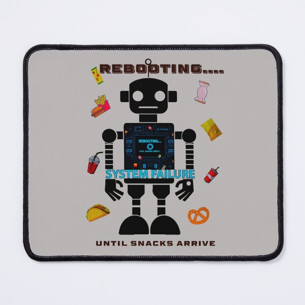 Item preview, Rebooting System Failure – Funny Snack Lover Design designed and sold by Lunalayer Boutique .