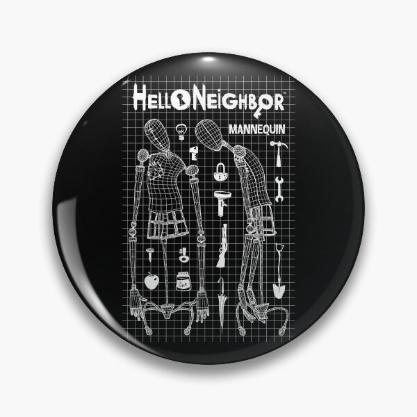 Item preview, Hello Neighbor Mannequin Game Character Computer Wireframe designed and sold by GrandeDuc.