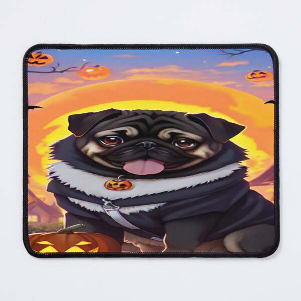 Item preview, Halloween Pug – Spooky Cute Night designed and sold by DreamistStore.