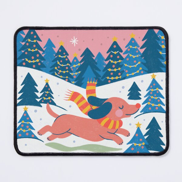 Item preview, Dachshund Through the Snow – Holiday Wiener Dog designed and sold by Itouchedabee.