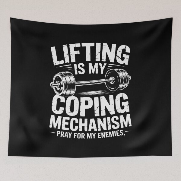 Item preview, Lifting Is My Therapy - Pray for my Enemies Warning designed and sold by LeeEvans222.