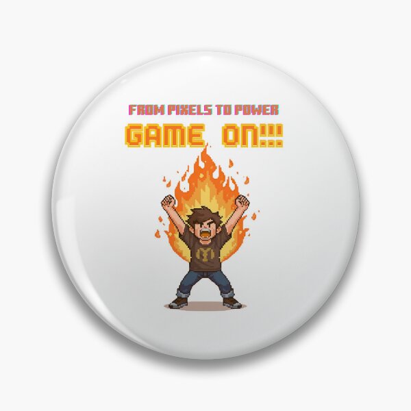 Item preview, From Pixels to Power (Game On!!!) designed and sold by RonPaulHappyGamer.