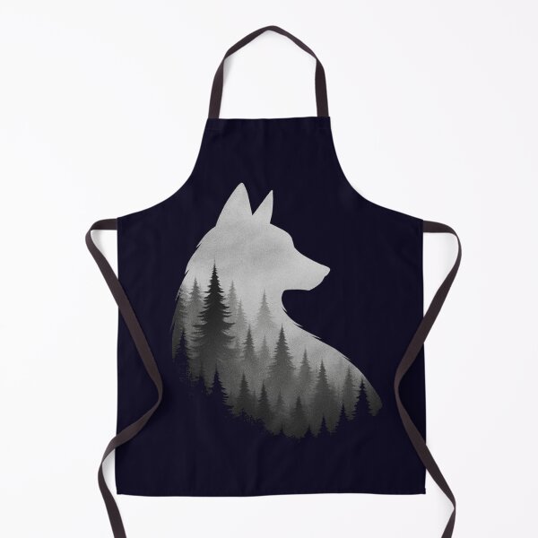 Aperçu de l'œuvre T-shirt Silhouette de Loup Forêt | T-shirt Loup Art Double Exposition | T-shirt Amoureux de la Nature et des Animaux Sauvages | T-shirt Graphique Unisexe Minimaliste et Faune Sauvage créée et vendue par KDesignCrafts.