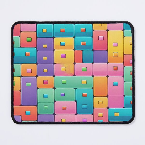 Item preview, Colorful Geometric Blocks – Abstract Pattern Design designed and sold by DreamistStore.