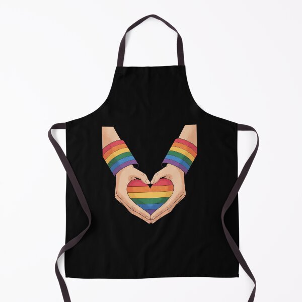 Item preview, Gay Pride Clothing LGBT Rainbow Flag T shirt Tee Heart Unity designed and sold by MinaReinger.