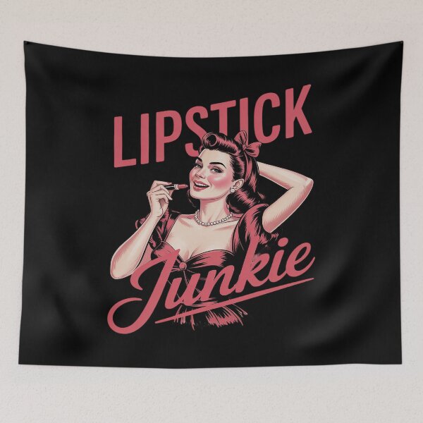 Item preview, Lipstick Junkie Pink Beauty Make up Funny Housewife designed and sold by LeeEvans222.