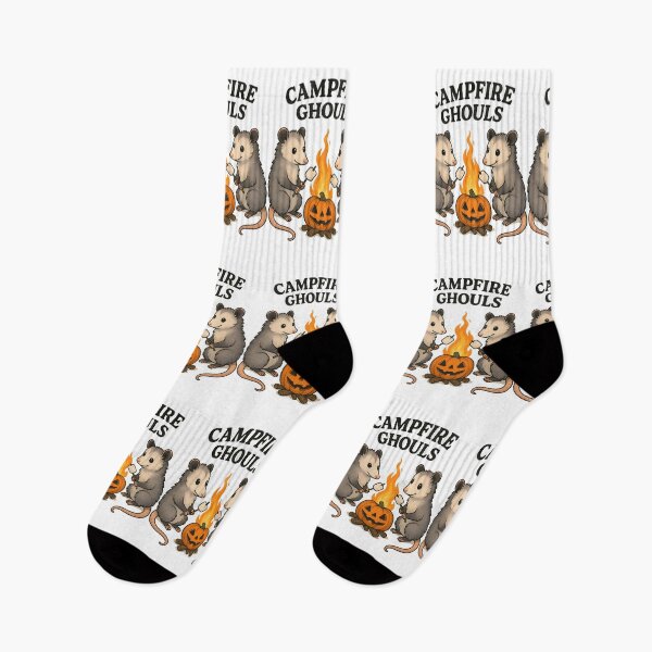 Item preview, Campfire Ghouls Shirt | Cute Opossum Family Roasting Marshmallows Tee | Cozy Fall & Halloween Gift designed and sold by ClinicalHubs.
