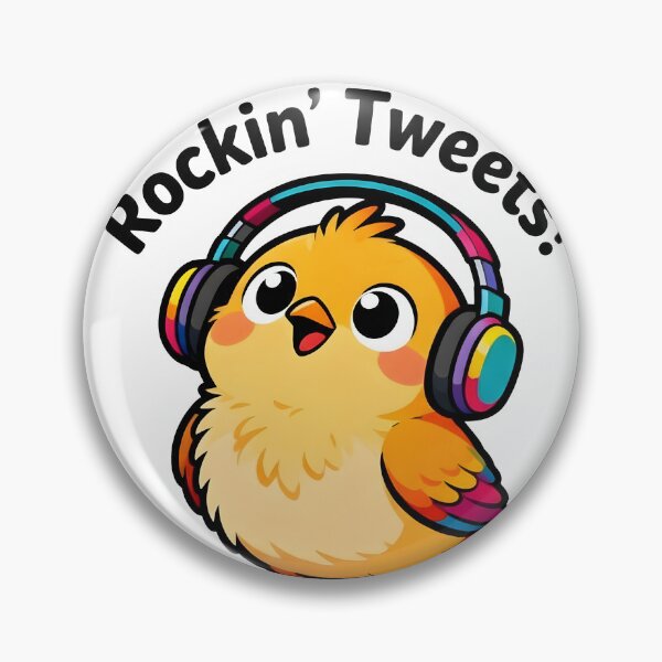 Item preview, Rockin’ Tweets | Cute Bird Wearing Headphones | Funny Music Lover T-Shirt Gift for Birdwatchers & Nature Fans designed and sold by NatureNookTees.
