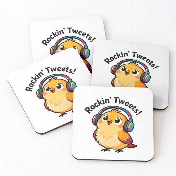 Item preview, Rockin’ Tweets | Cute Bird Wearing Headphones | Funny Music Lover T-Shirt Gift for Birdwatchers & Nature Fans designed and sold by NatureNookTees.