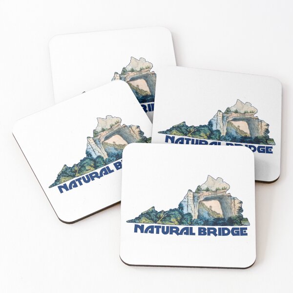 Item preview, Natural Bridge Virginia State Map designed and sold by Esskay Designs.