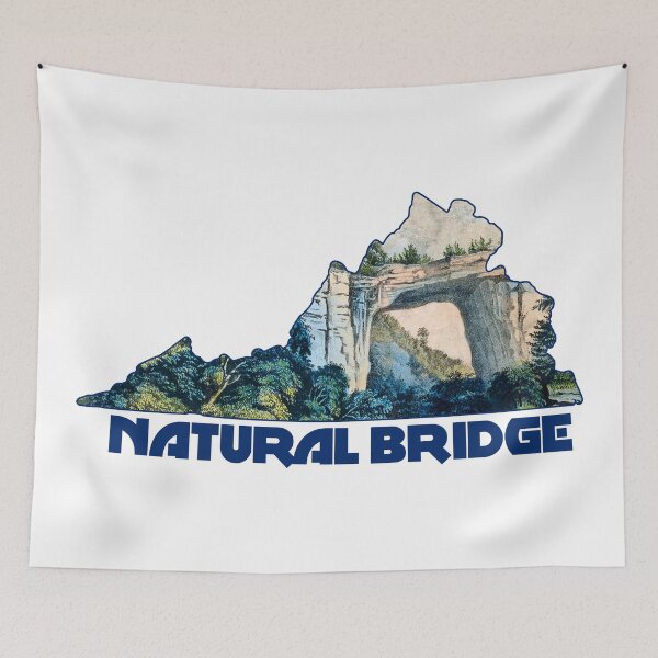 Item preview, Natural Bridge Virginia State Map designed and sold by Esskay Designs.
