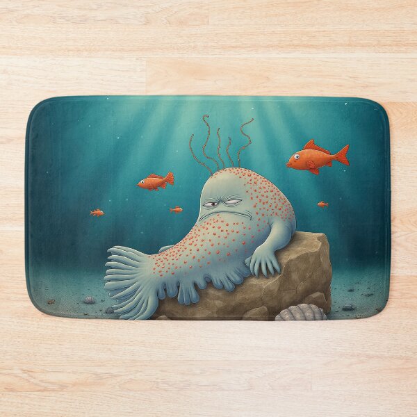 Item preview, Melancholy Sea Creature – The Philosopher of the Deep designed and sold by Whimsical Hug.