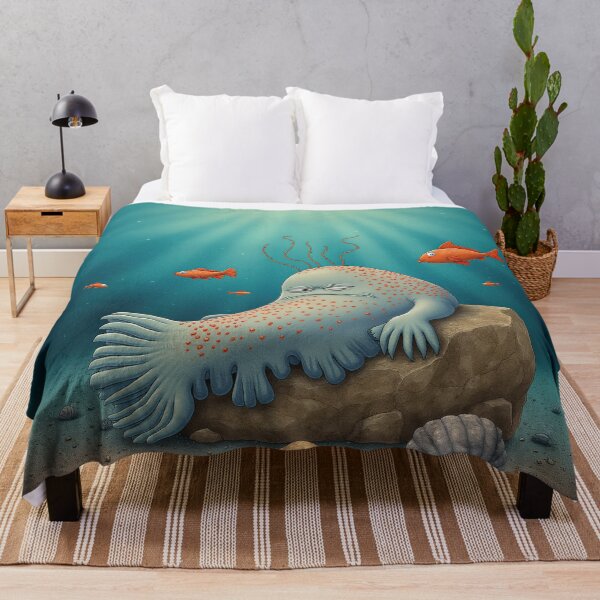 Item preview, Melancholy Sea Creature – The Philosopher of the Deep designed and sold by Whimsical Hug.